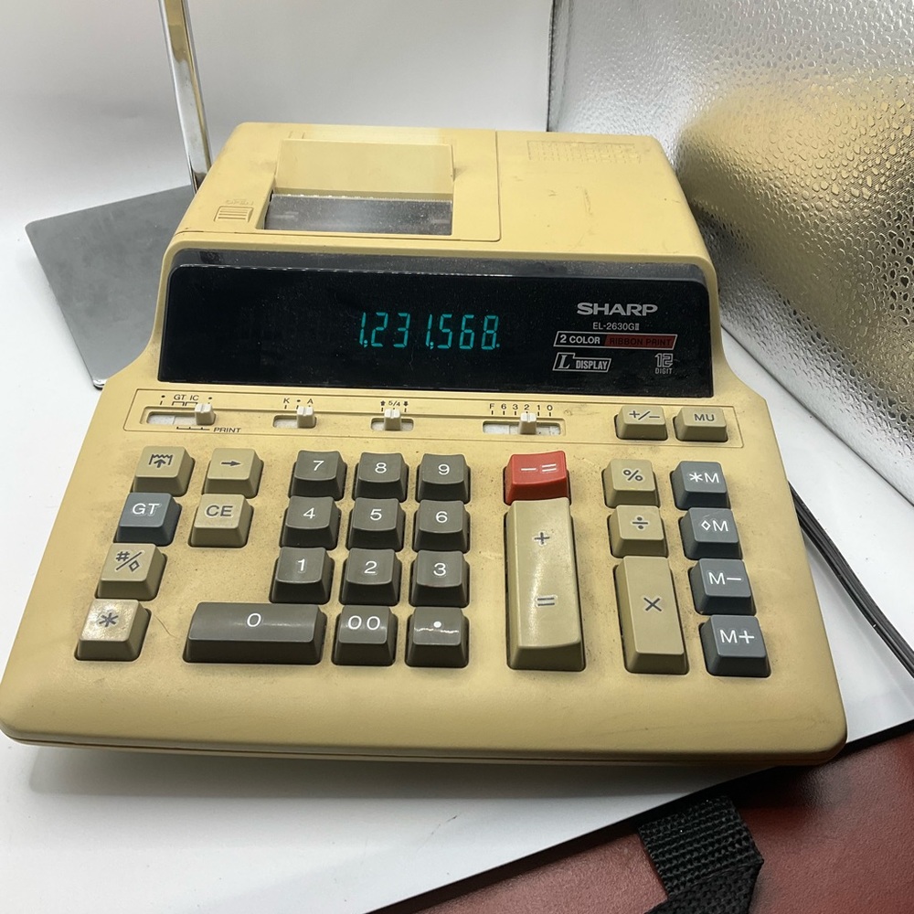 Vintage Sharp Calculator - Picture 4 of 6